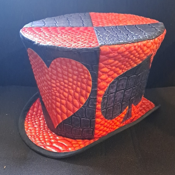 Red and Purple Mad Hatter Top Hat